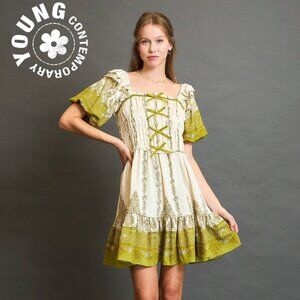 Vintage-Inspired Peasant Dress